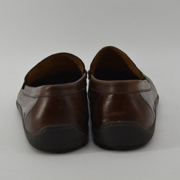 Born Men's Sz 9 Simon III Penny Loafer Brown Leather Comfort - Picture 5 of 16